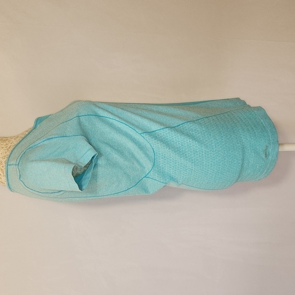 Nike Just Do It Blue Running Limited Edition Knit Short Sleeve Lightweight Top - Picture 3 of 10